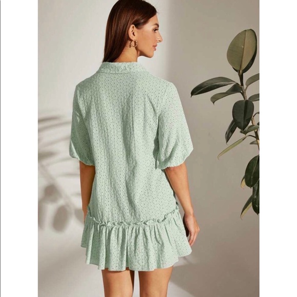 ✨Mint Green✨ NWOT Button Up Dress ✨ - Picture 2 of 2